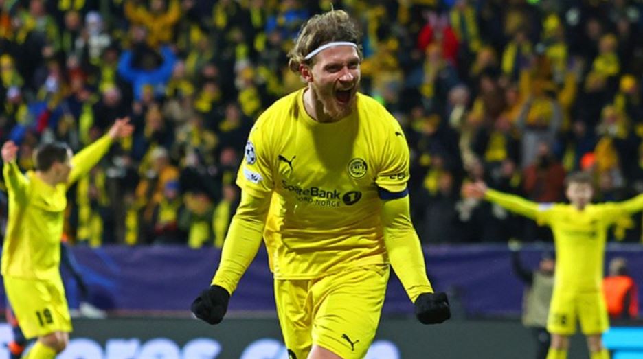 Cổ động viên Bodo/ Glimt vô cùng phấn khích khi CLB thắng đẹp Inter